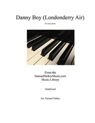 Danny Boy (Londonderry Air) - for easy piano piano sheet music cover Thumbnail